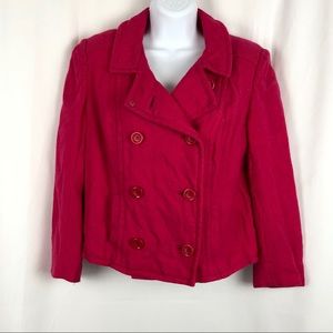 Towncliffe Vintage 1960s Wool/Silk jacket pockets M